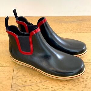Black & Red Eddie Bauer Rain shoes Men’s 10